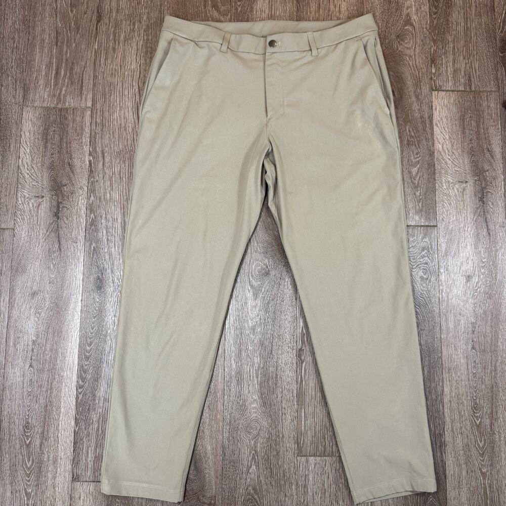 Lululemon Men's ABC Classic Fit 5 Pocket Pants Size 38 X 29 Warpstreme Blue